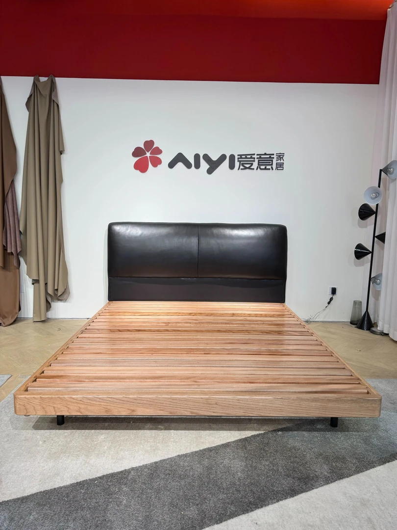 爱意天工/小香高定1.5米1.8米轻奢双人主卧头层牛皮婚床榻榻米