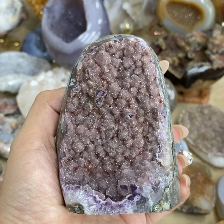 未镶嵌珠宝半成品紫晶