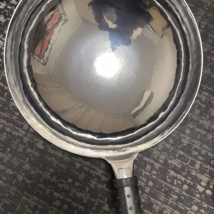 用***0熟铁手工锻打铁锅32