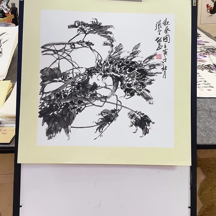国画张圣敏先生纯手绘作品