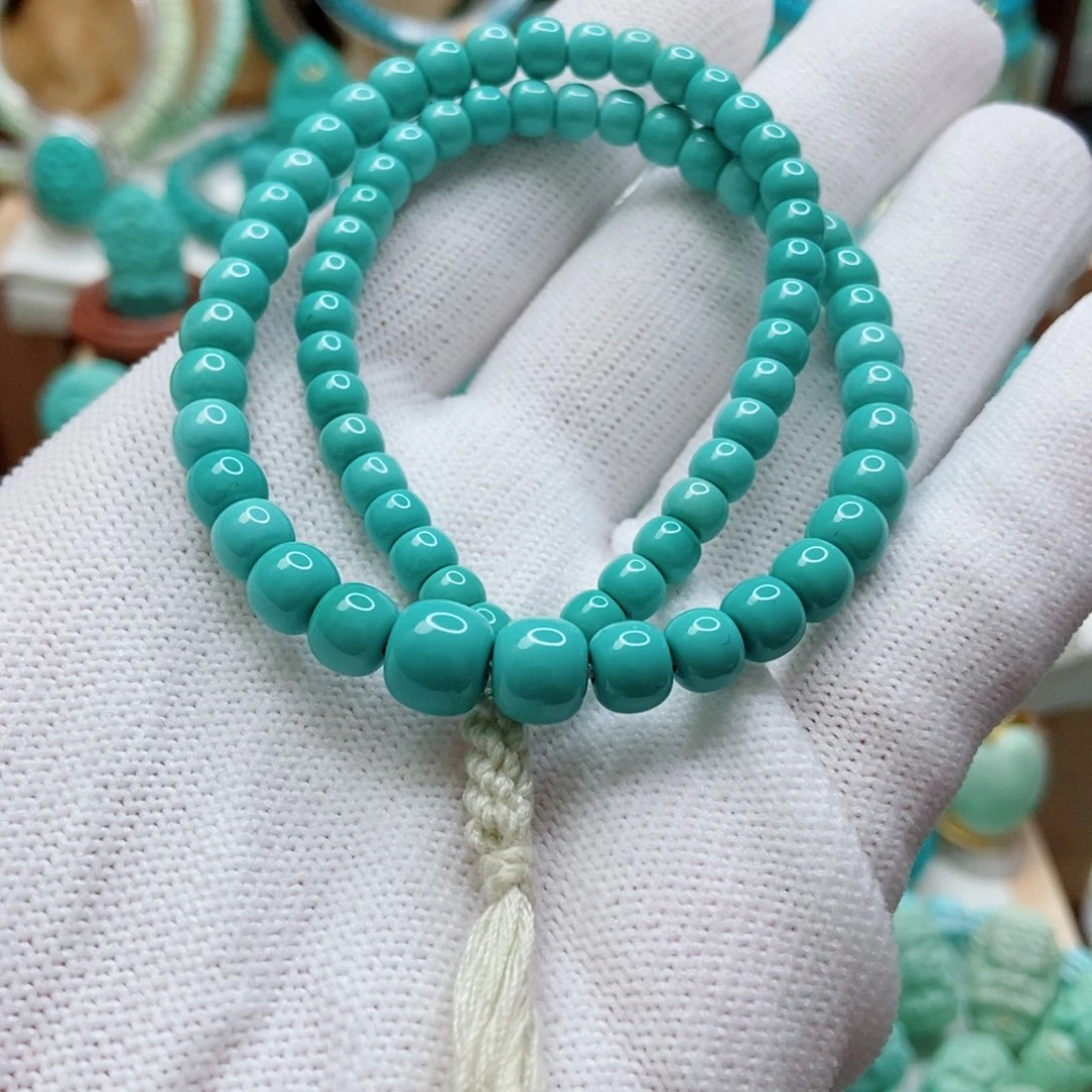 绿松石未镶嵌项链