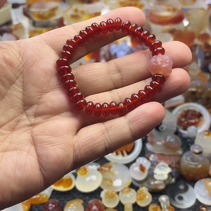 玛瑙/玉髓未镶嵌手链