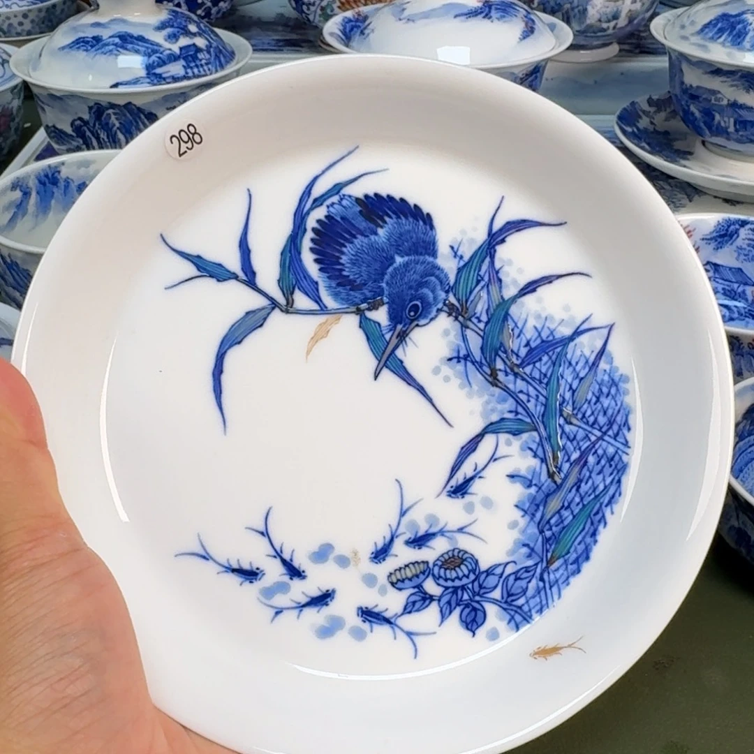 景德镇纯手绘茶具圆圆298