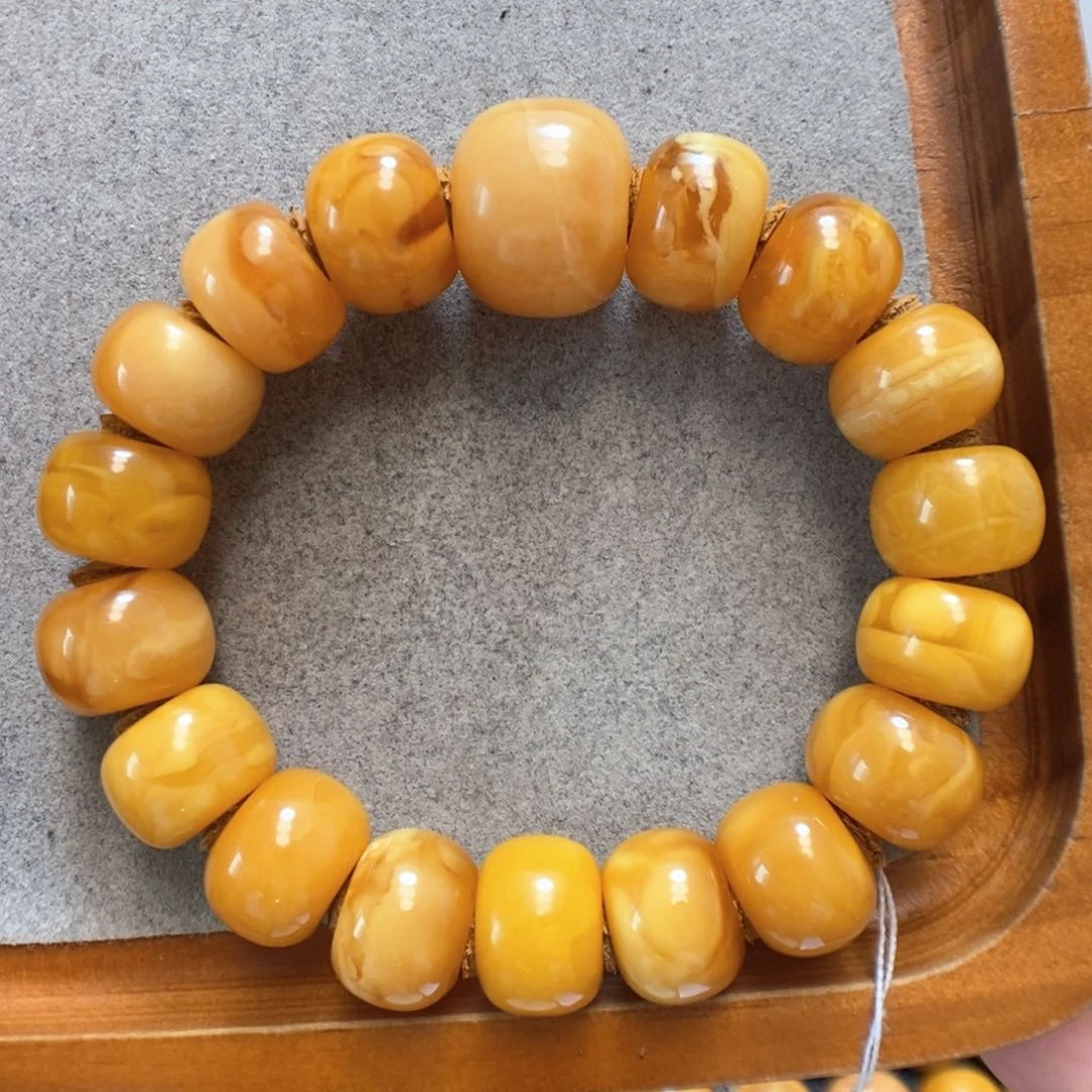 未镶嵌蜜蜡手串蜜蜡手串
