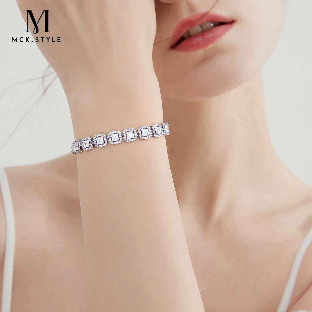 mck 合金手链 半糖手链女高级感轻奢小众精致手饰生日礼物送女友