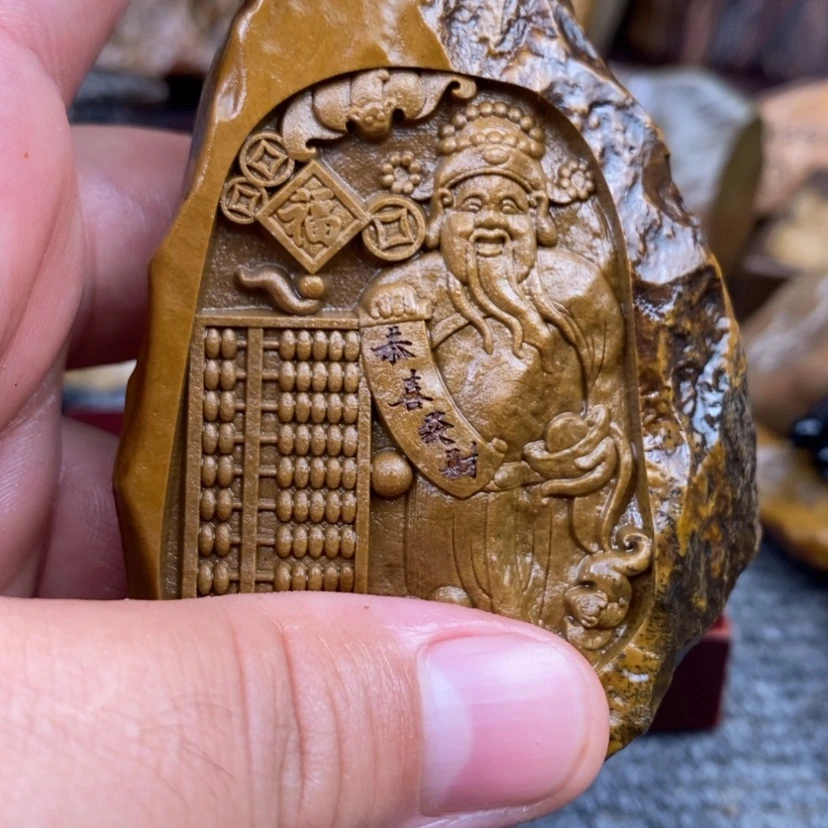 【闪购商品】原石雕刻手把件
