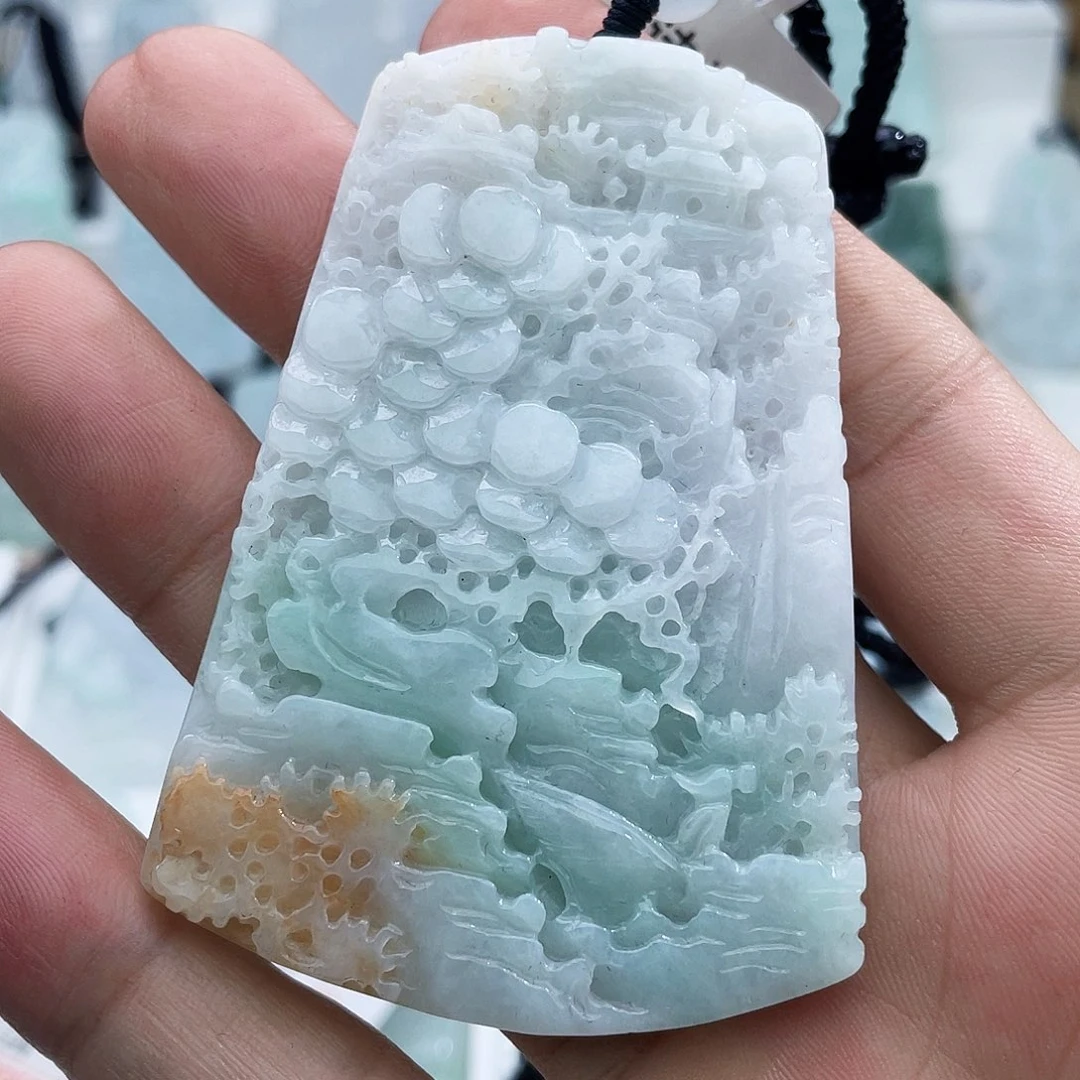 颈饰未镶嵌翡翠崔*翡翠