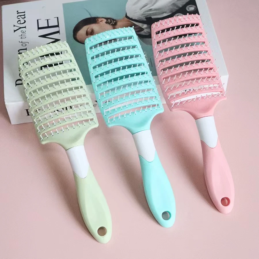 【小李朝专属】 大湾梳 立式长柄骨梳按摩骨梳梳头弧形大齿梳