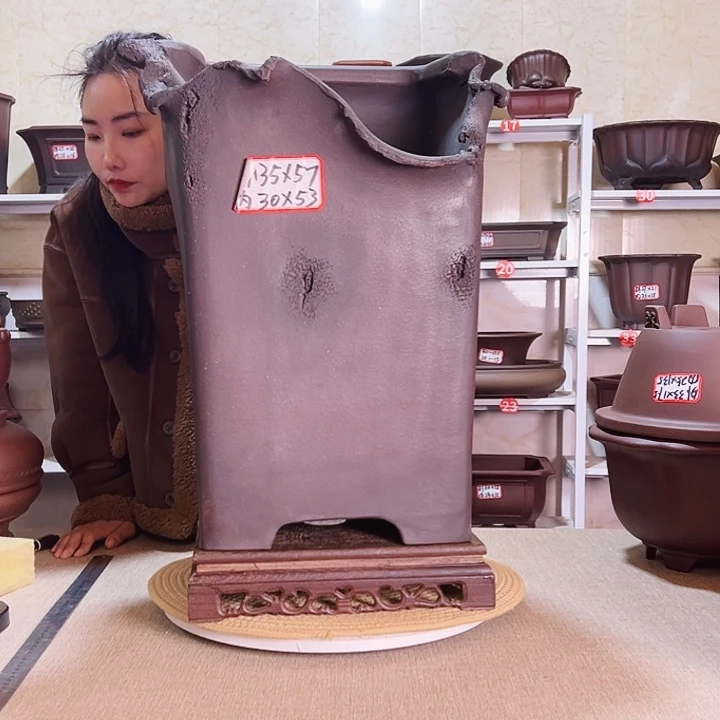 紫砂花盆紫砂花盆