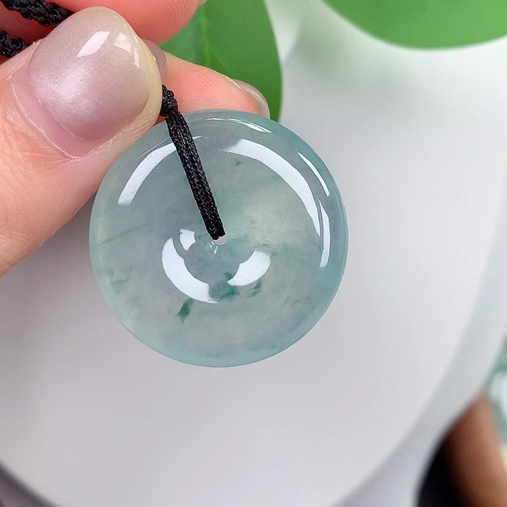 翡翠未镶嵌颈饰44:28-5.6mm
