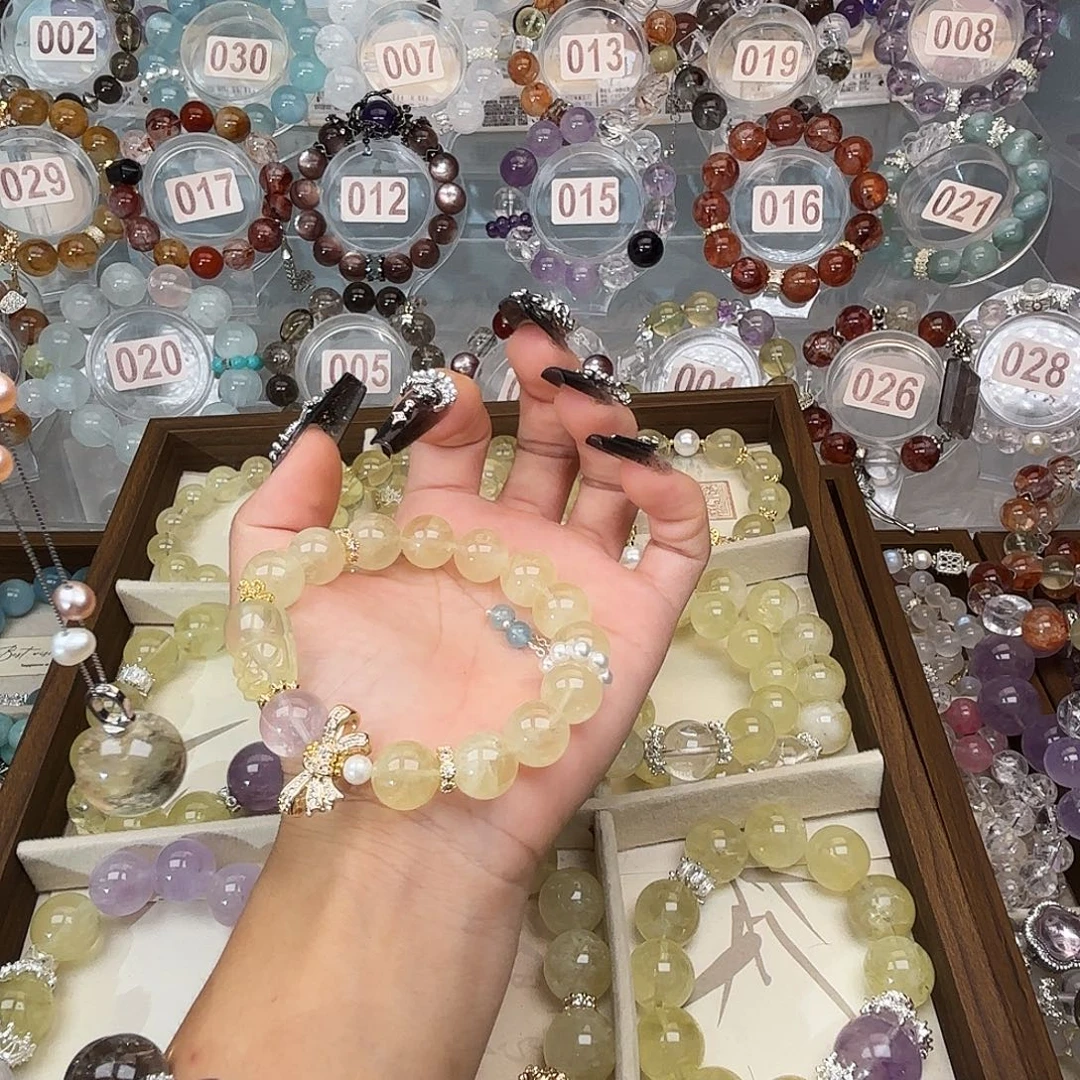 喵***e银S925镶嵌水晶手链