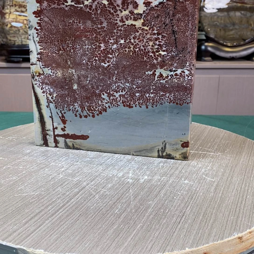 石材广西国画石草花石