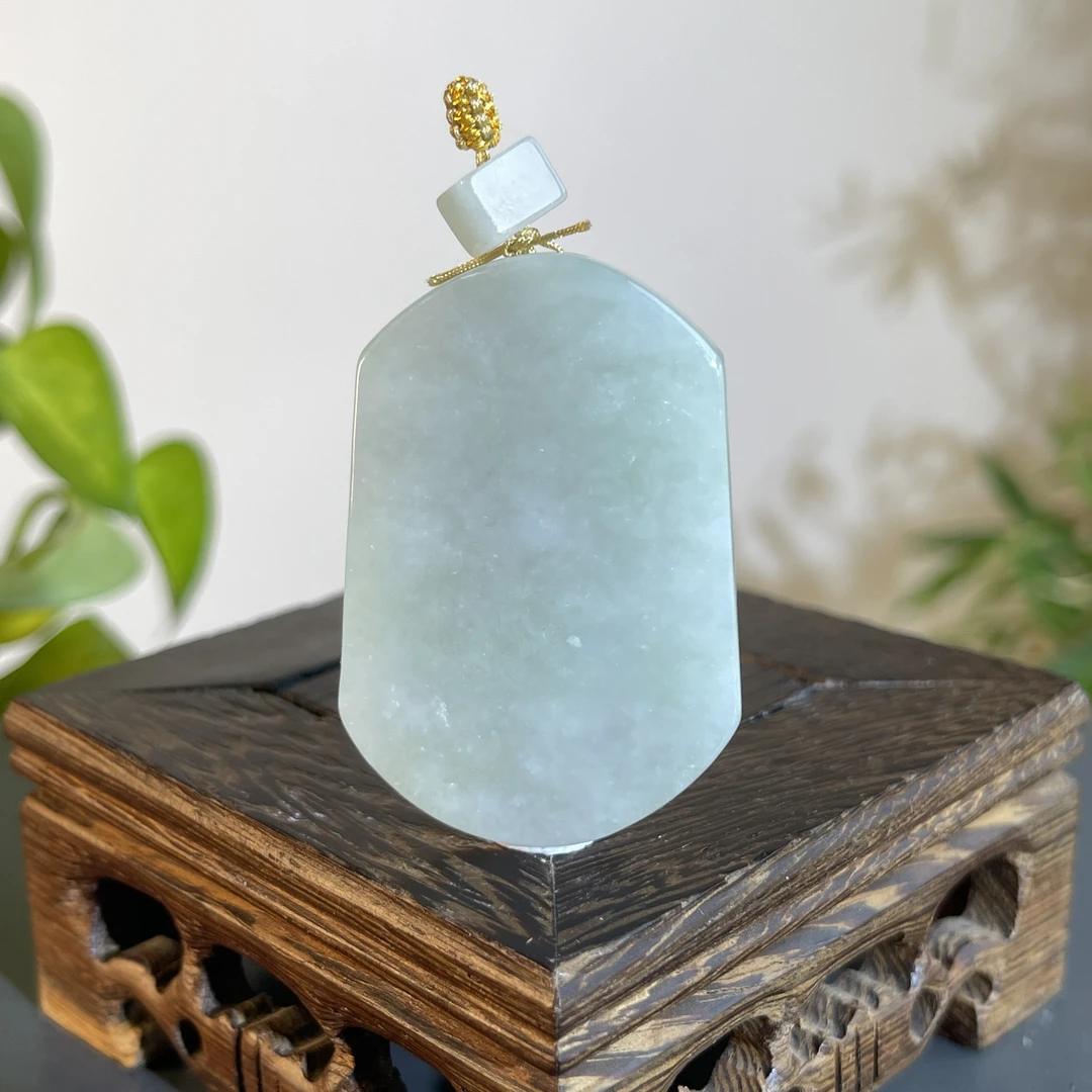 JTB19-25 天然翡翠缅甸A货 无事牌