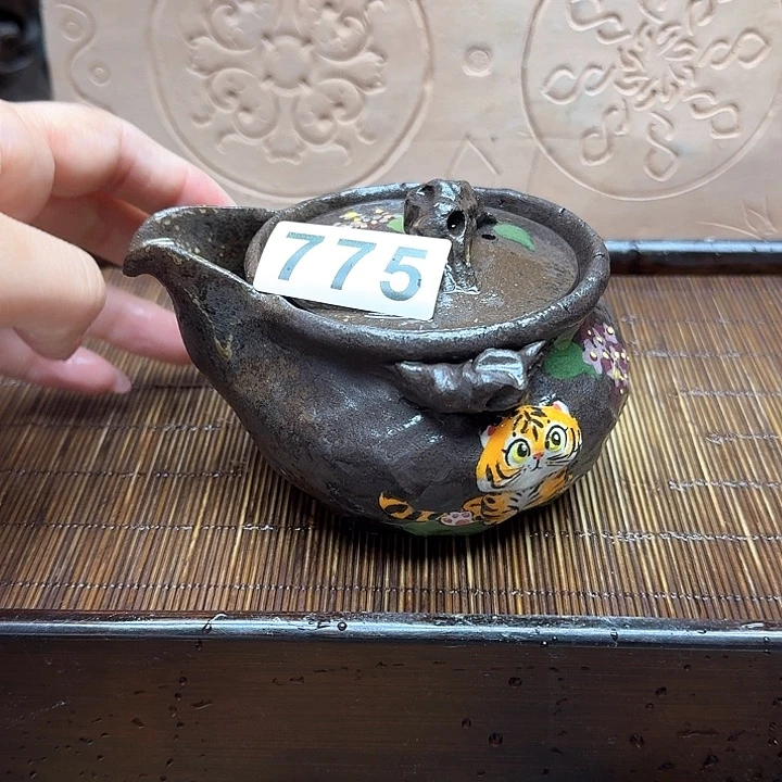 纯手工制作粗陶茶具