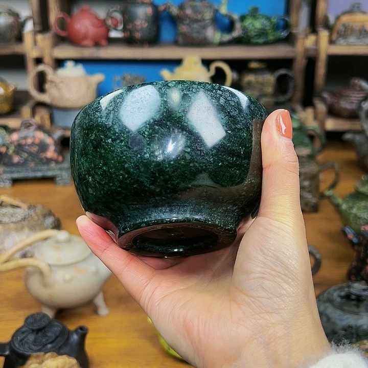 茶空间天然石材藏玉药王石港*