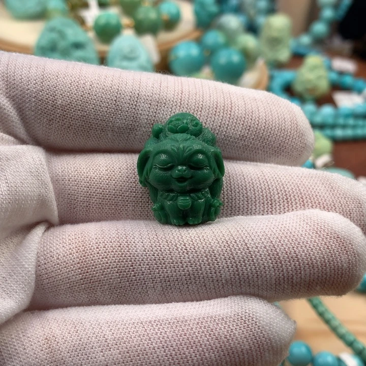 绿松石未镶嵌珠宝奇石17mm