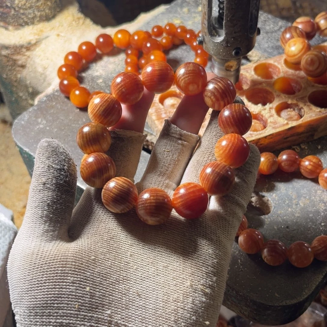 松木（琥珀木）手串/手链1.8满文