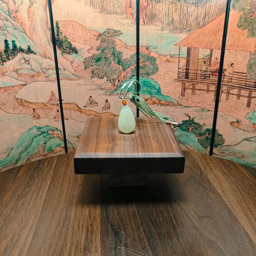 T和田玉无事牌吊坠1289