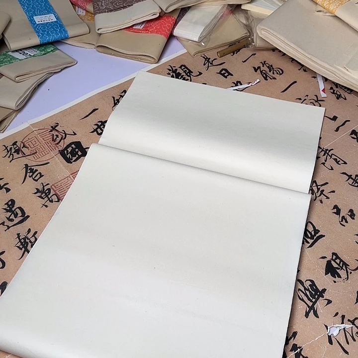 四尺对开50张白色蝉翼