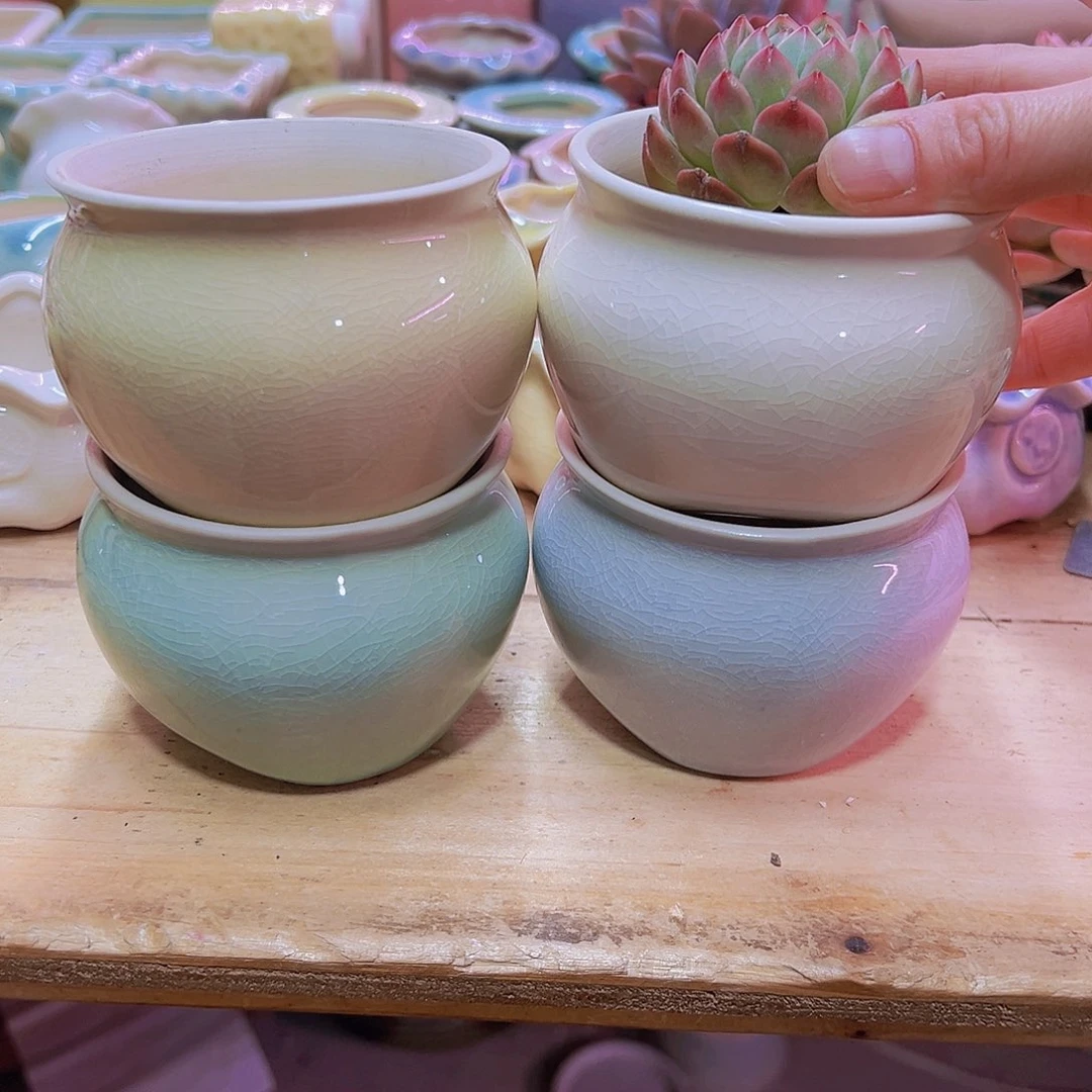 陶瓷花盆当场凑满12包邮