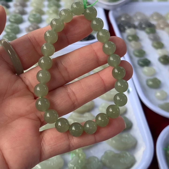 和田玉未镶嵌手串