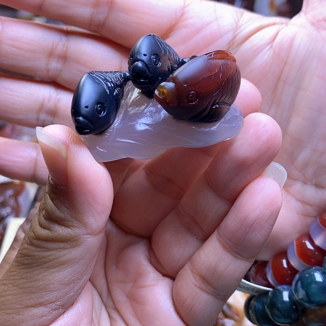 风***云未镶嵌颈饰玛瑙/玉髓