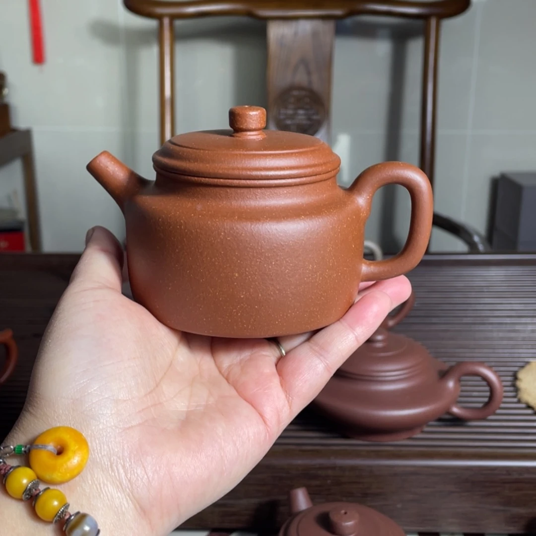 【闪购商品】茶壶紫砂?***期红降坡德钟