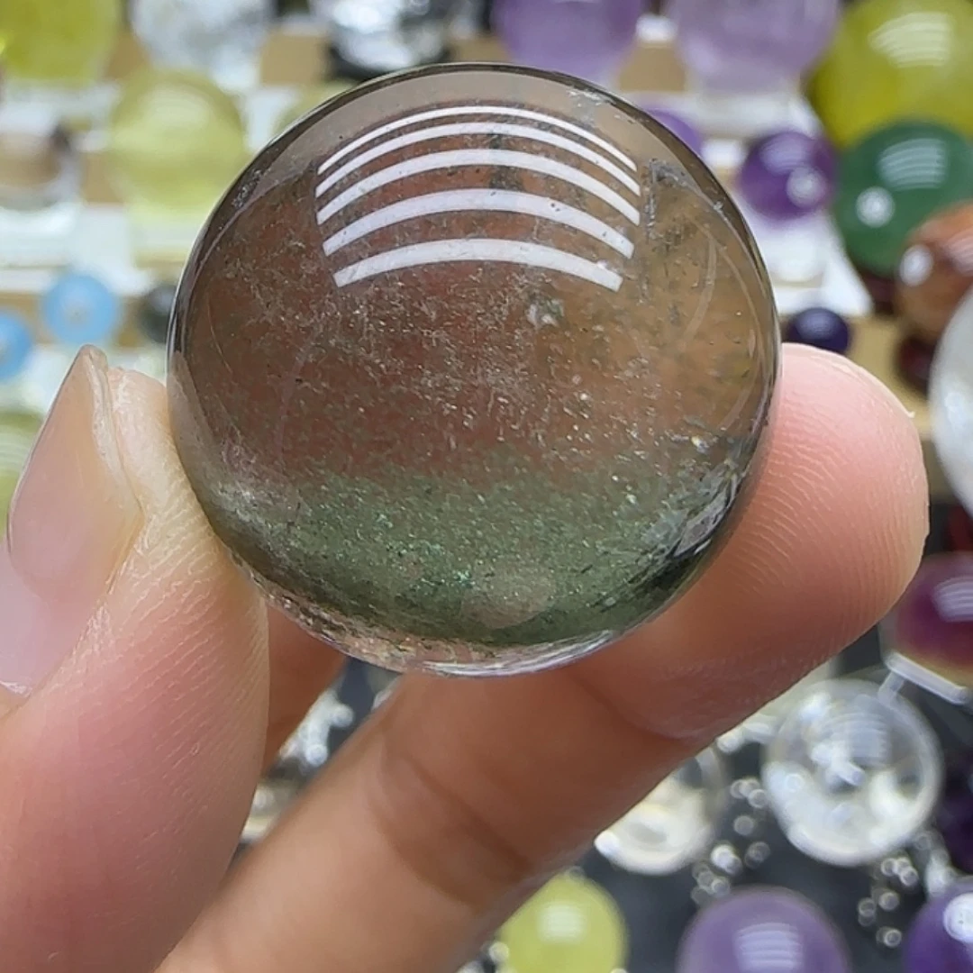 水晶未镶嵌珠宝半成品24.6mm