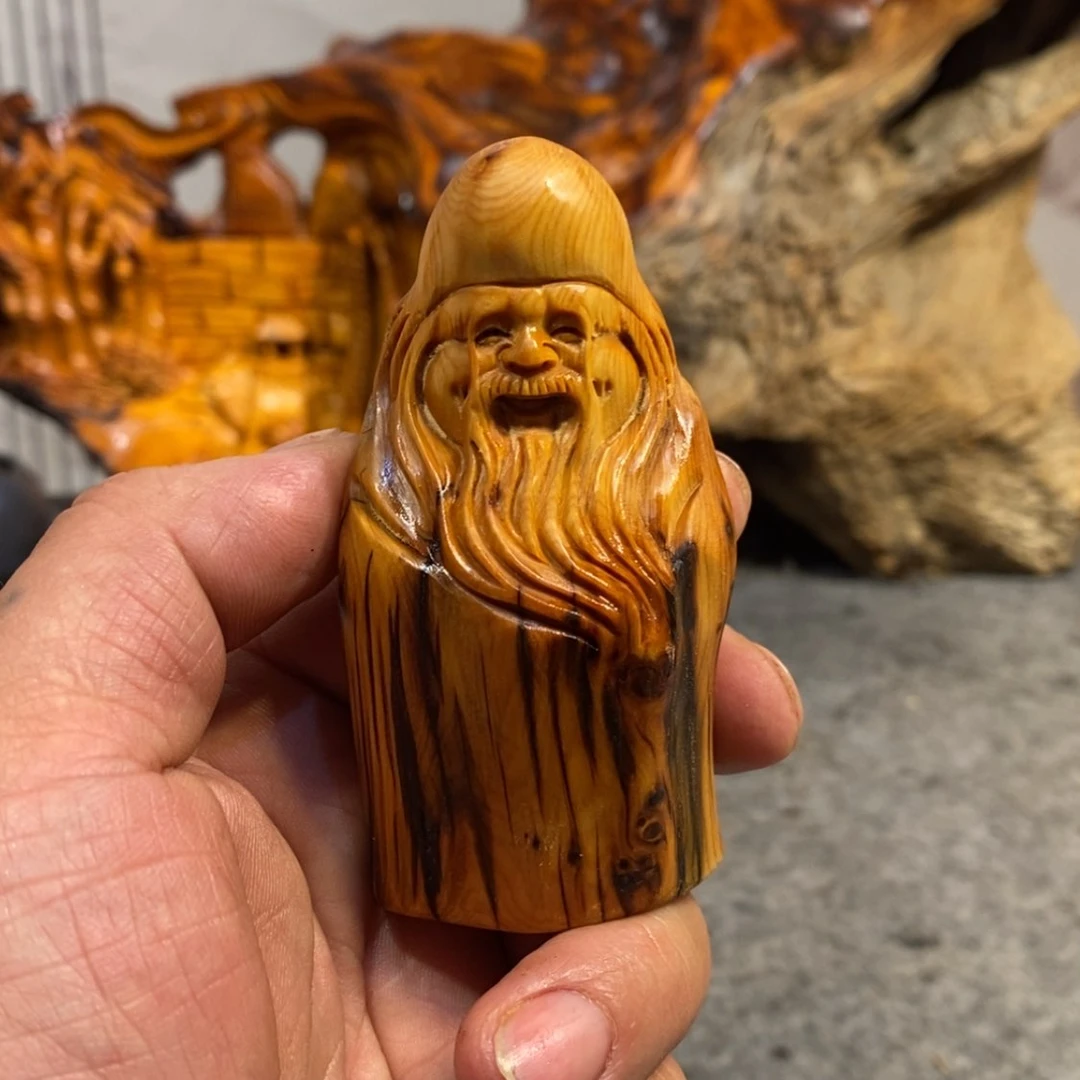 【闪购商品】柏木（崖柏）根雕木雕工艺品摆件家居手把件