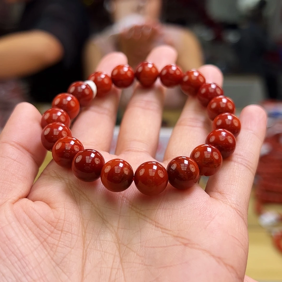 南红玛瑙10mm+单圈手串多样性发一未镶嵌