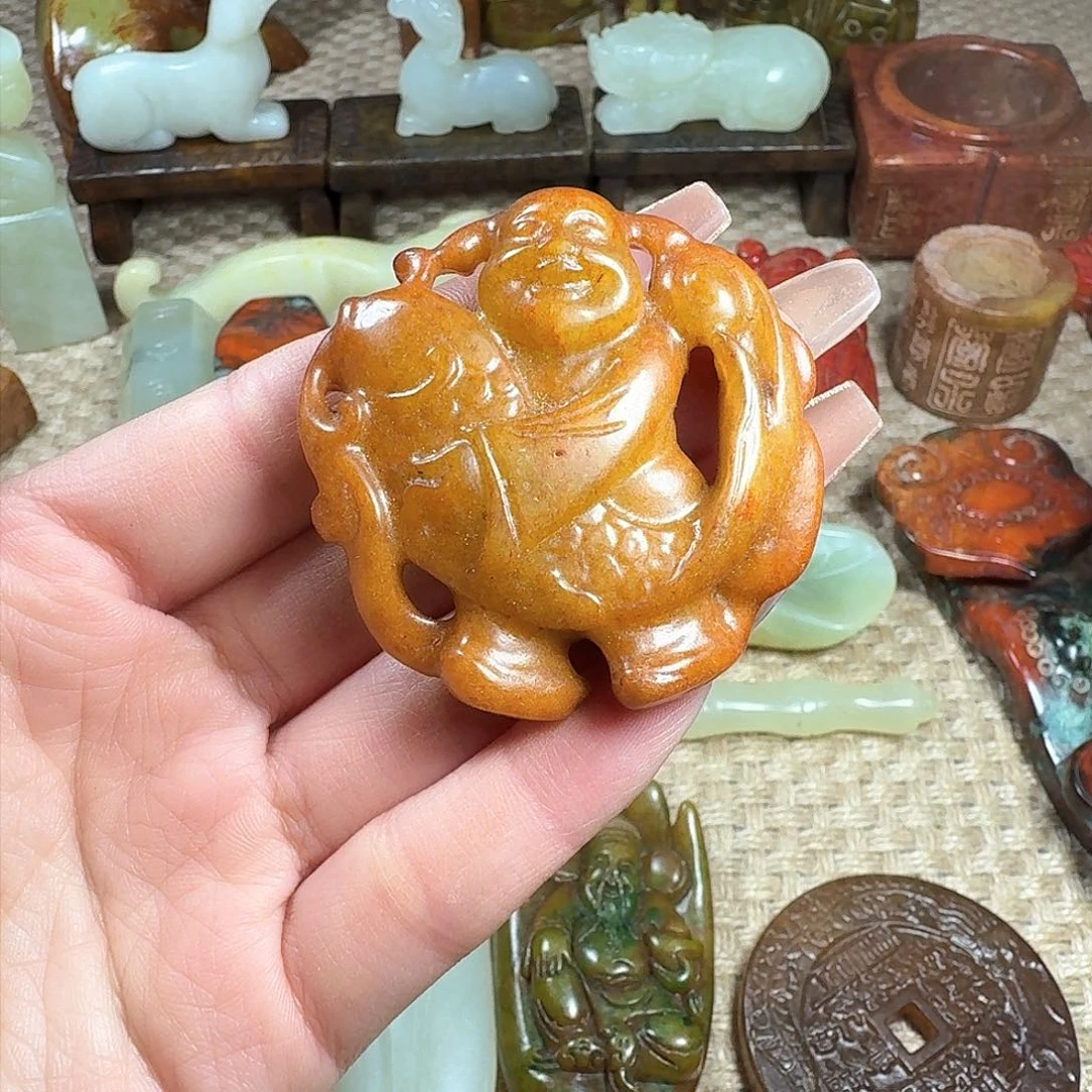 白玉菩提吊坠挂件
