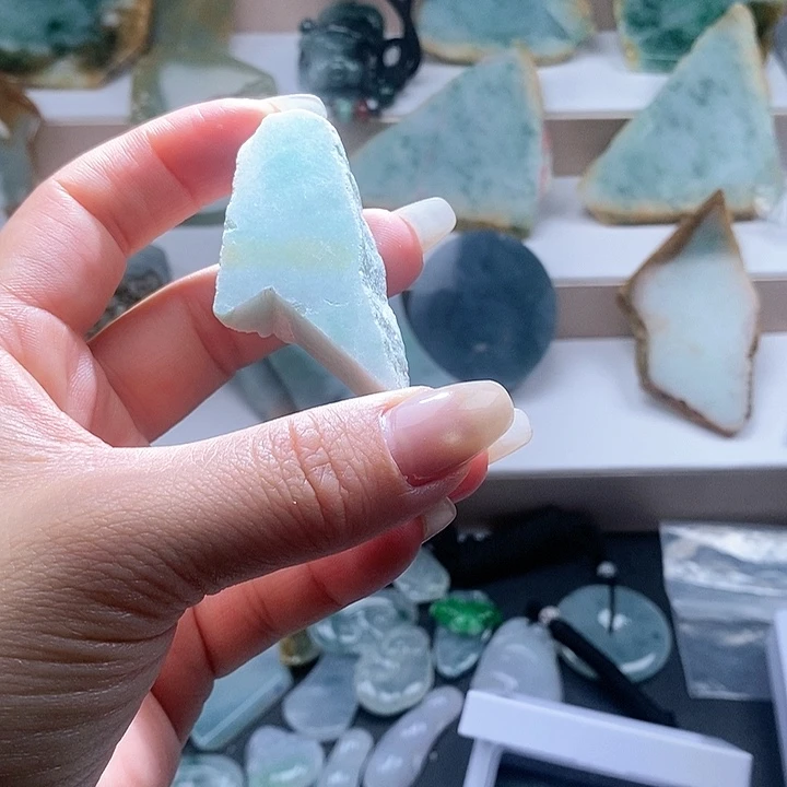 裸石翡翠翡翠天然A货翡翠