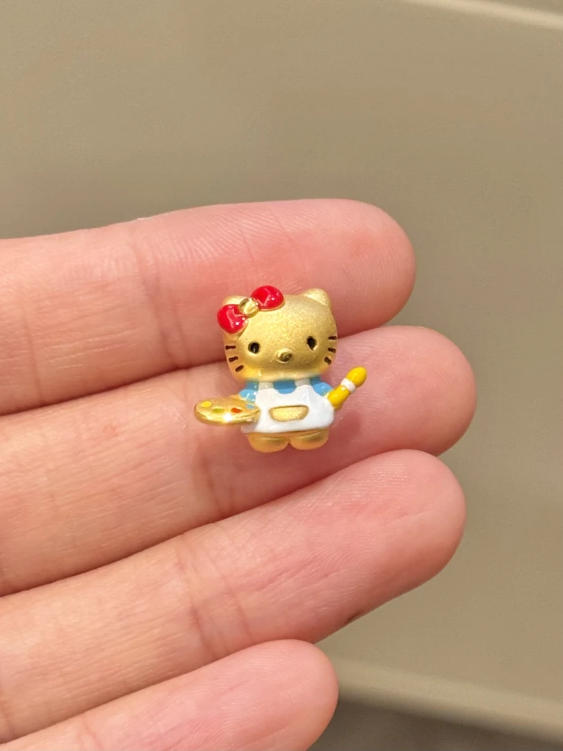 贝贝黄金 足金999 画家kt 珐琅彩 转运珠 102