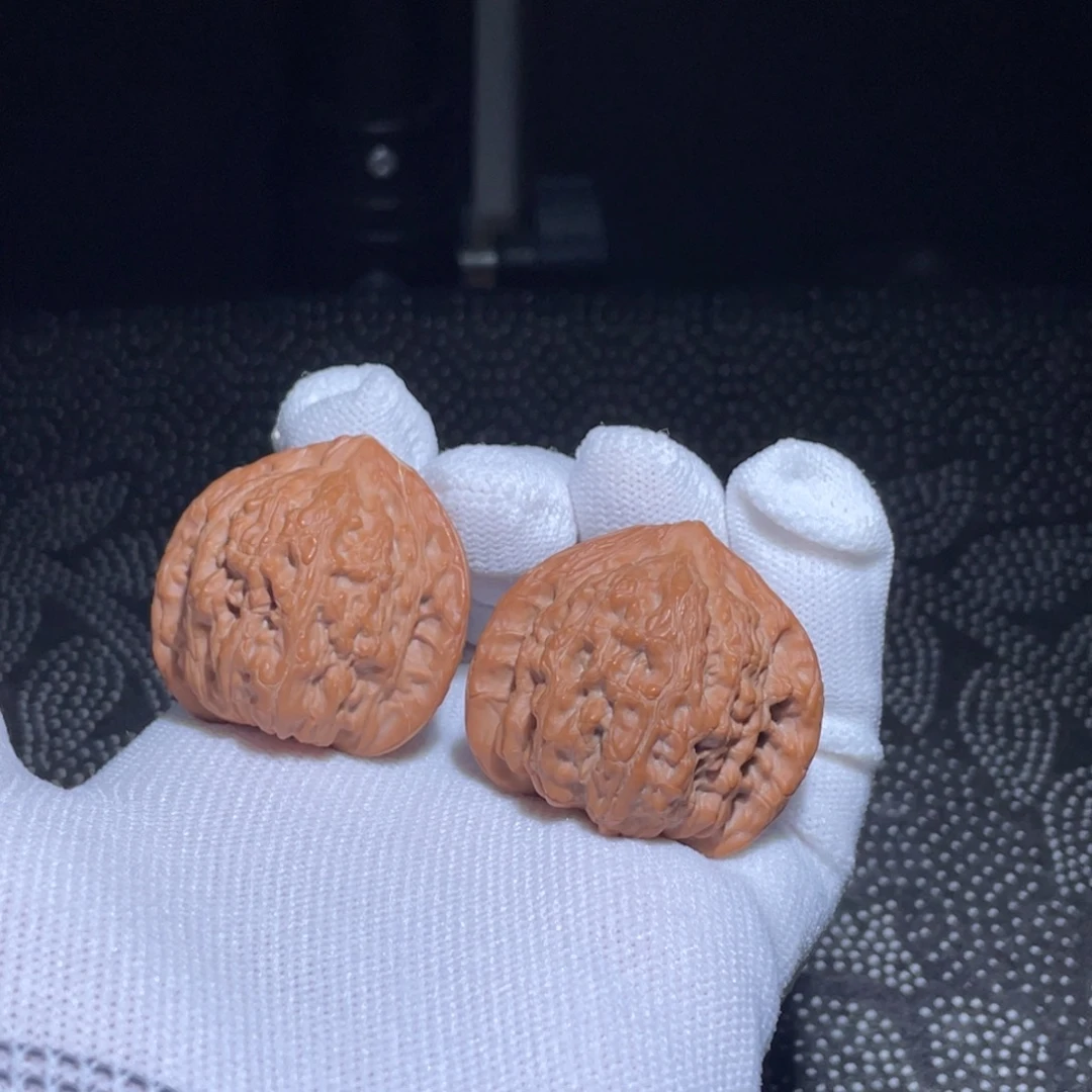 文玩核桃吊坠38全品粉红皮催凯公子帽