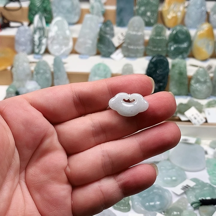 吊坠(不含链)未镶嵌翡翠33如意锁