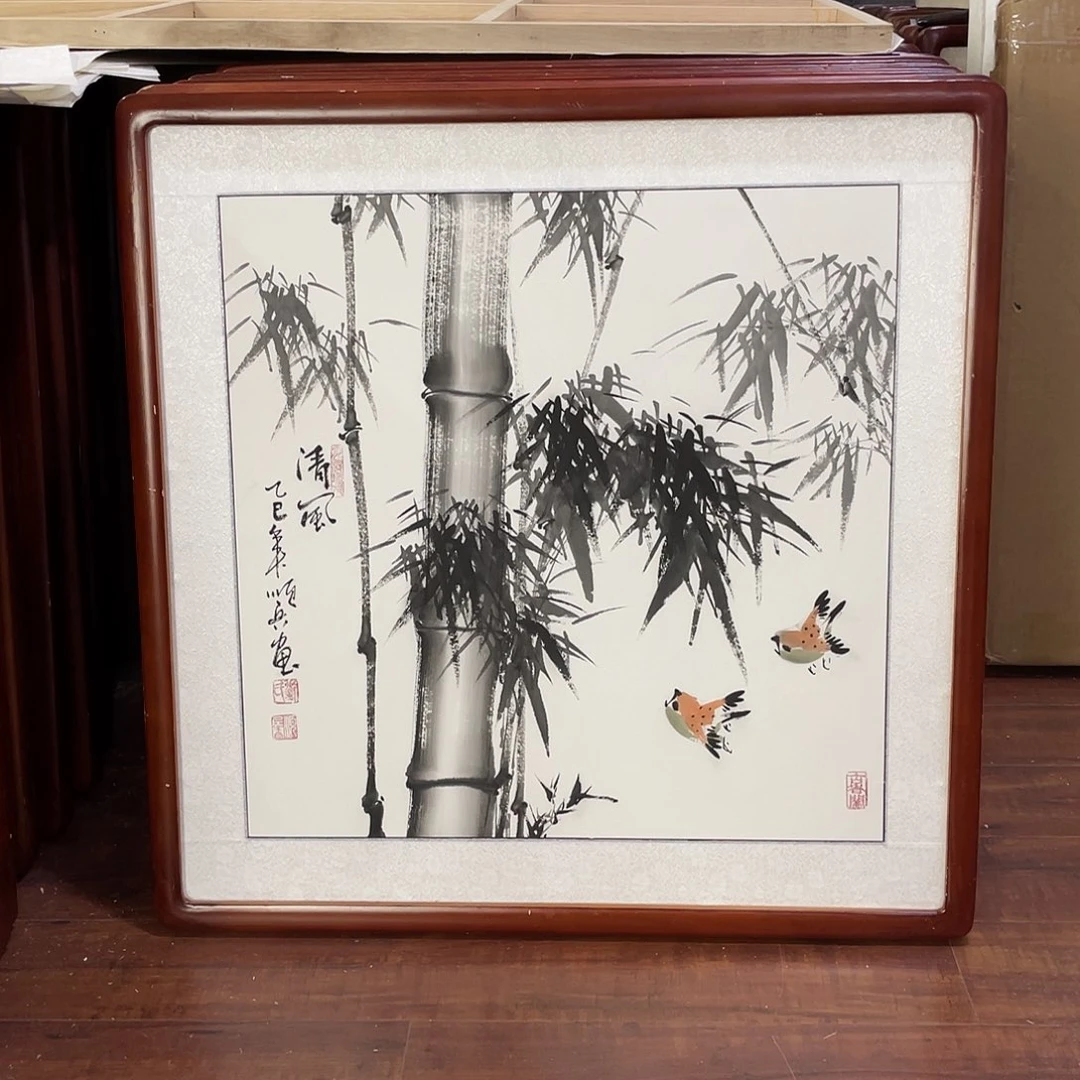 国画带框尺寸63*63厘米