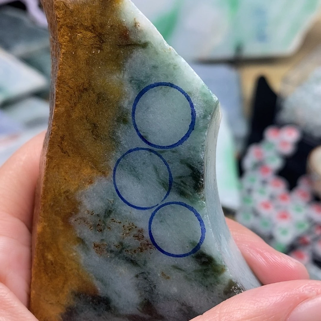 感***悟翡翠散珠缅甸翡翠A货