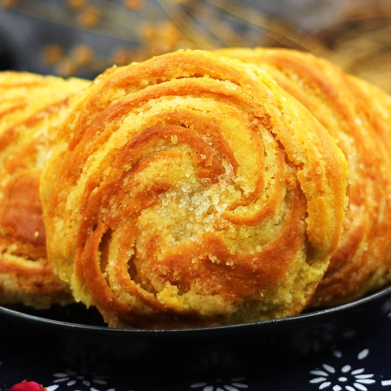 雍王府【手撕油旋】内蒙古手工胡麻油甜味咸味发面焙子锅盔早餐烧饼