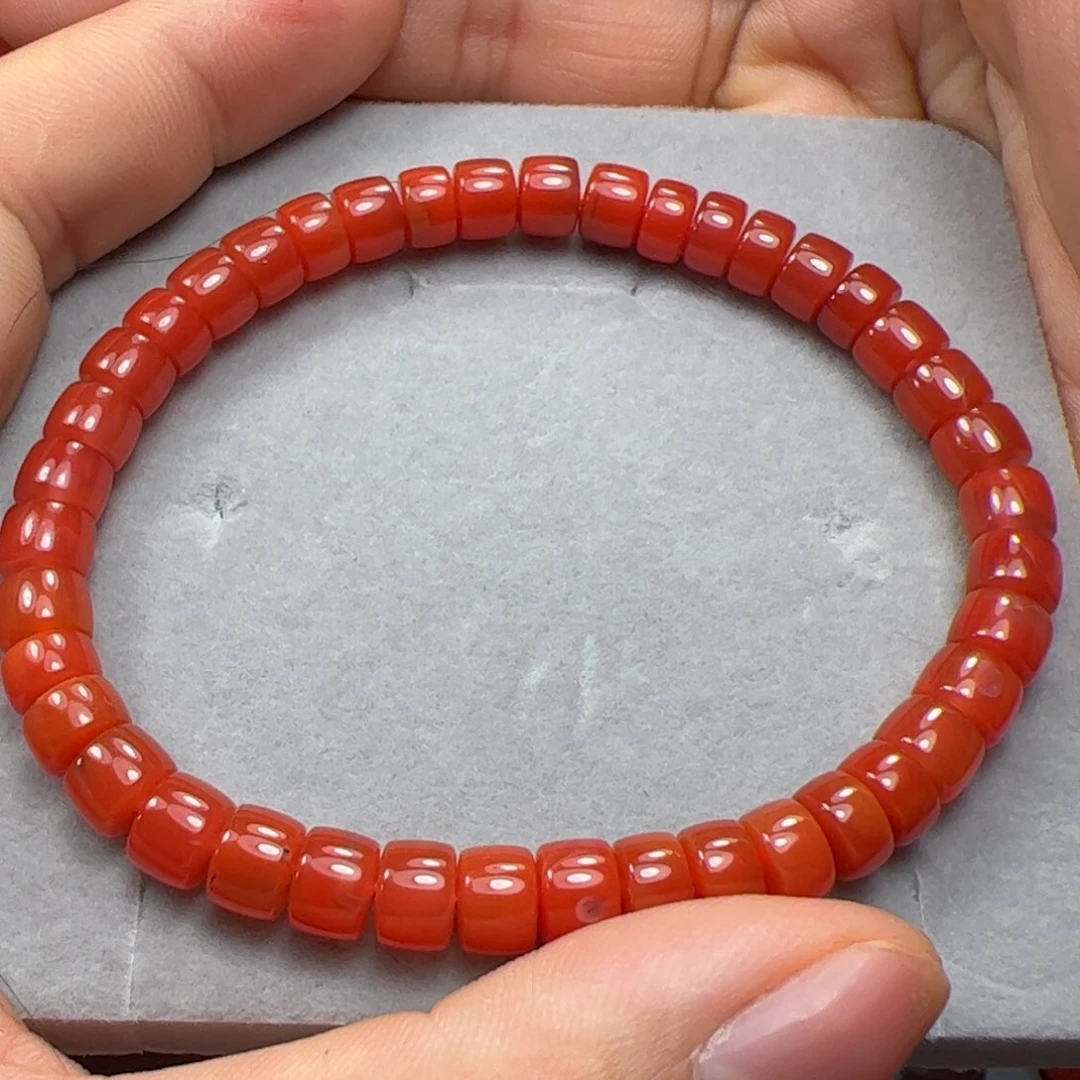 南红玛瑙手串未镶嵌