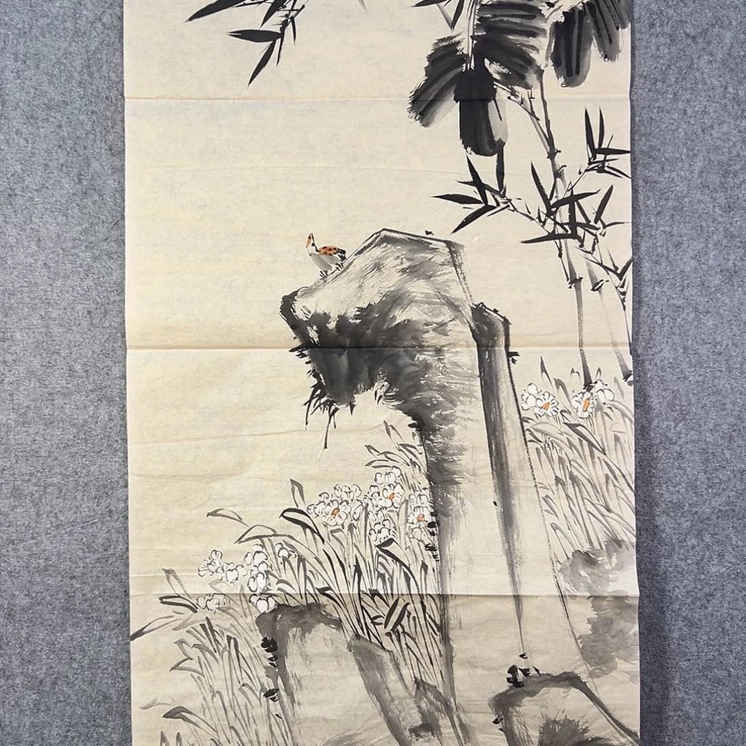 国画842 牡丹等植物生长于这里