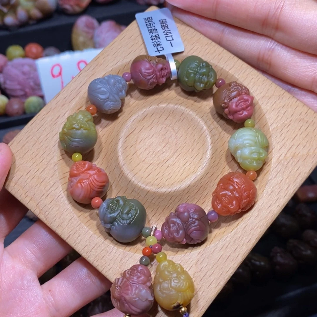 【闪购商品】玛瑙/玉髓手串未镶嵌淡**夏盐源玛瑙
