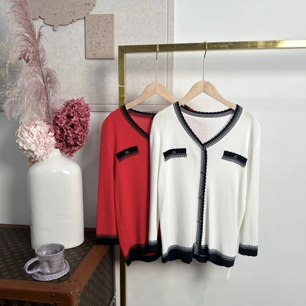 秋季上新~时尚撞色设计款冰丝麻T恤 S2805