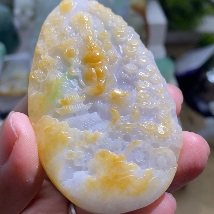【闪购商品】颈饰未镶嵌翡翠财神