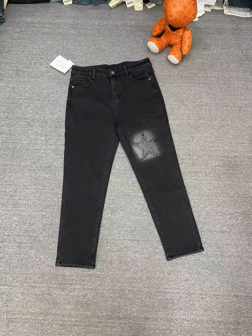 3090 弹力 加绒 小脚裤