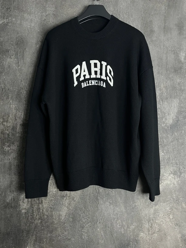 全新未使用 Balenciaga/巴黎世家 S码*1/城市系列paris毛衣/01976