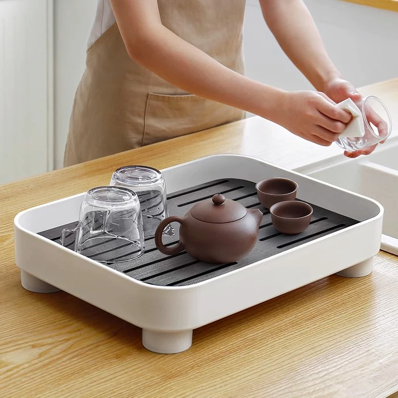 茶盘托盘家用2025新款客厅家用小型茶台茶具功夫干泡沥水单独茶杯