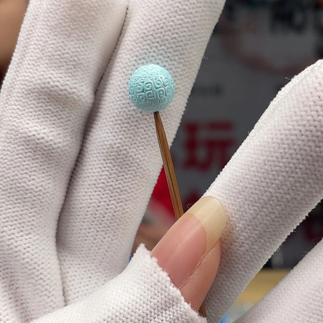 绿松石未镶嵌挂件