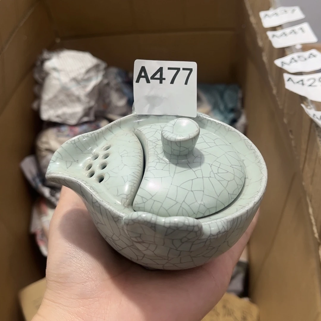 瓷片茶摆件工艺品摆件666
