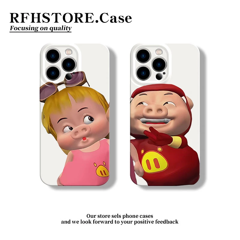 ZMGX菲菲公主猪猪侠适用iPhone17菲林手机壳华为P70vivoppo小米套