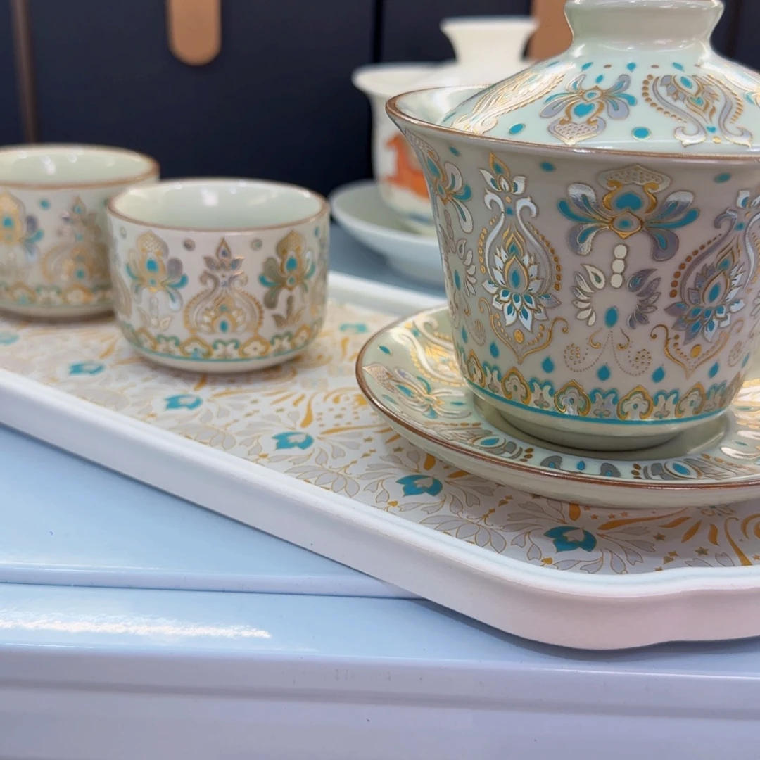 这些盖碗真好看！！！